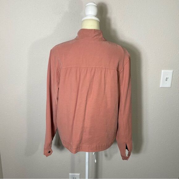 Old Navy Blush Pink Lightweight Button Front Jacket Women's Size Large - Picture 2 of 16